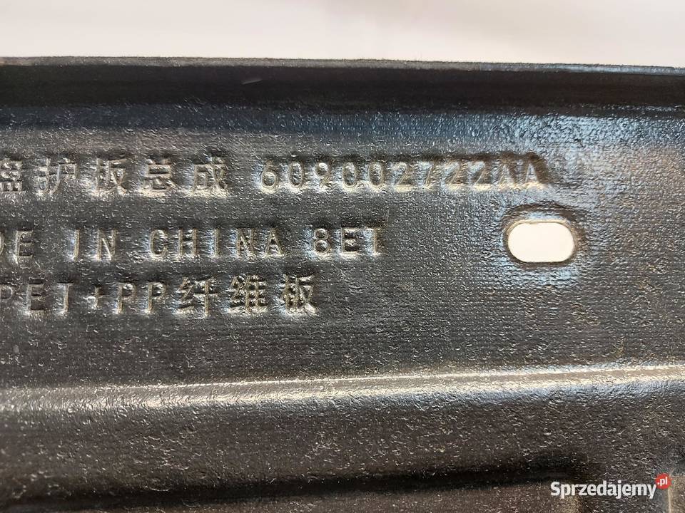 Jaecoo 7 PHEV 2025r płyta osłona podwozia