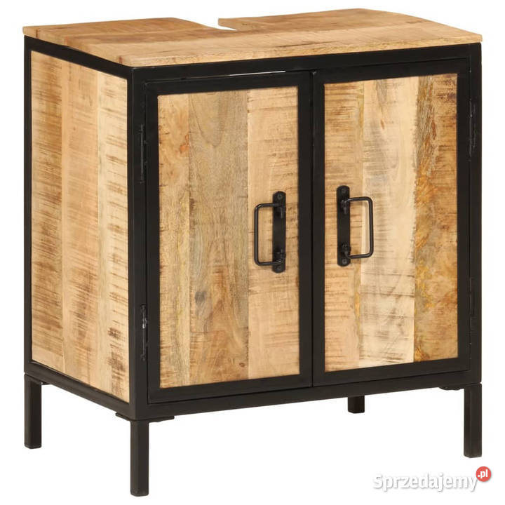 Szafka pod umywalkę 55x35x60 lite drewno mango i Warszawa