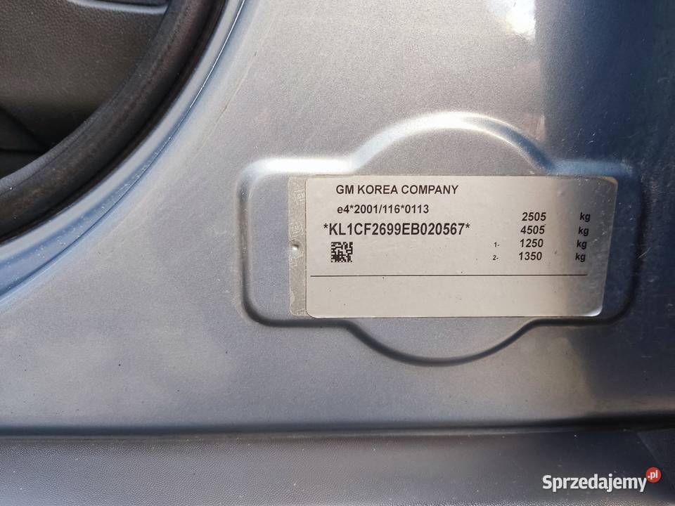 Chevrolet Captiva 2014 7 osobowa Raba Wyżna