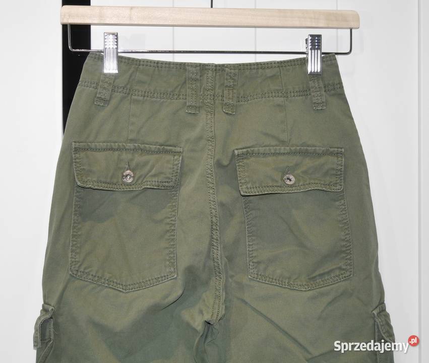 Bershka Cargo fajne spodnie bojówki 32 XXS dolnośląskie