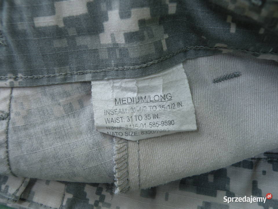 Spodnie ACU medium long ucp dolnośląskie Wrocław sprzedam