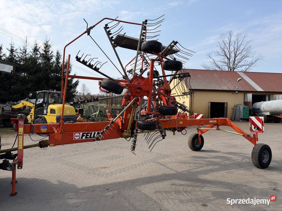 Zgrabiarka 2 karuzelowa Fella TS 1401 do boku Myszyniec