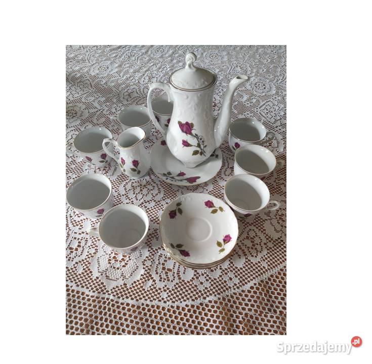 kolekcjonerski zabytkowy serwis porcelanowy Kielce