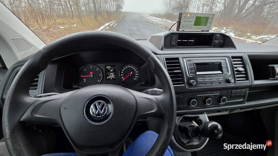 Volkswagen Transporter sygnalizacja świetlna Chełm Śląski