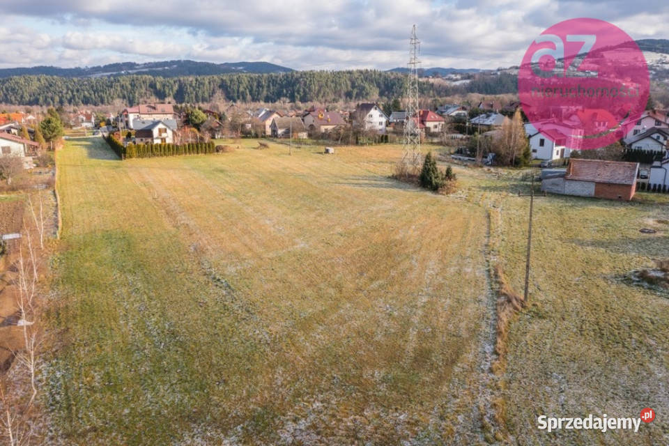 działka budowlna Górki Zawadzkie utwardzona małopolskie Nowy Sącz