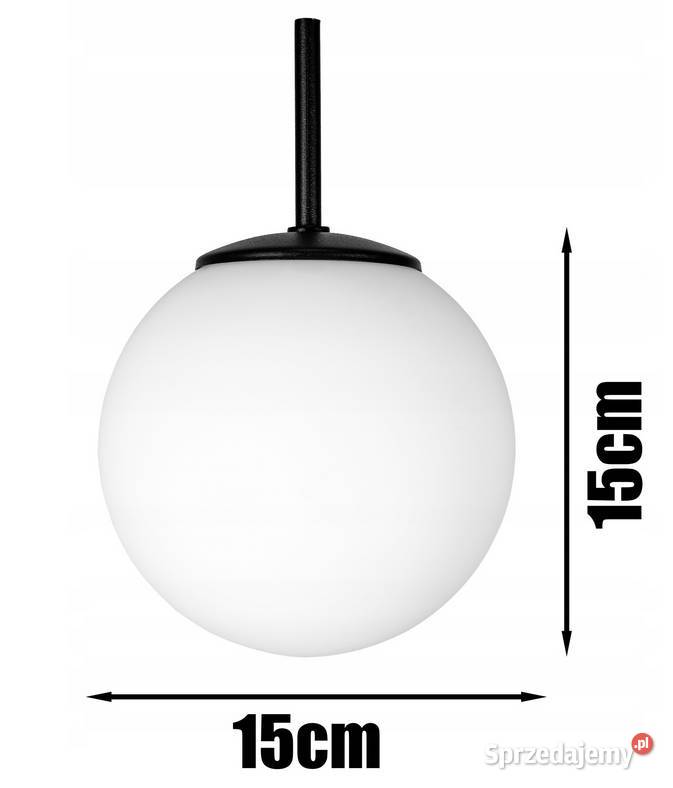 LAMPA WISZĄCA SUFITOWA ŻYRANDOL Kula Rondo Choroszcz