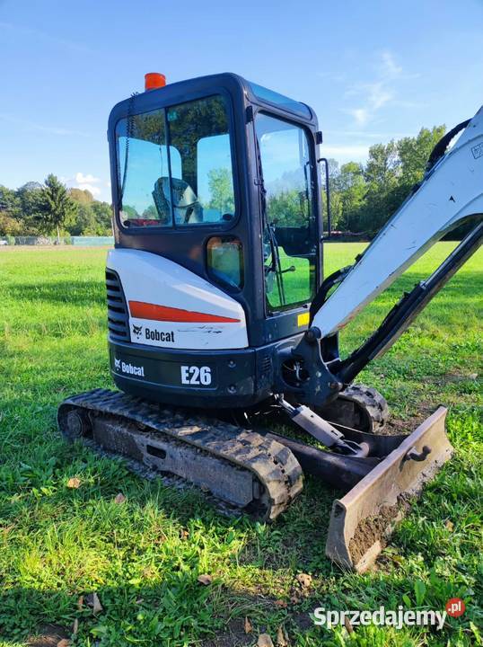 Minikoparka gąsienicowa Bobcat E26 2018 r POLSKI 5800h Koparki małopolskie sprzedam