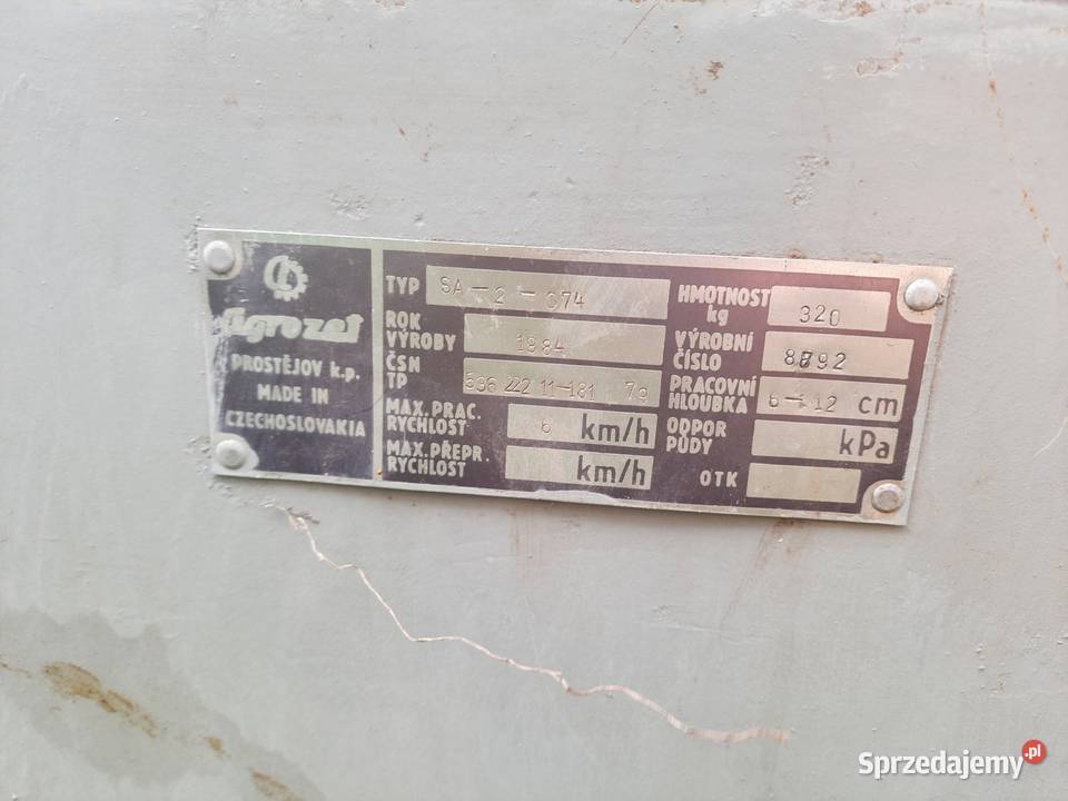 Sadzarka do ziemniaków Czeska Pozostałe Bucze