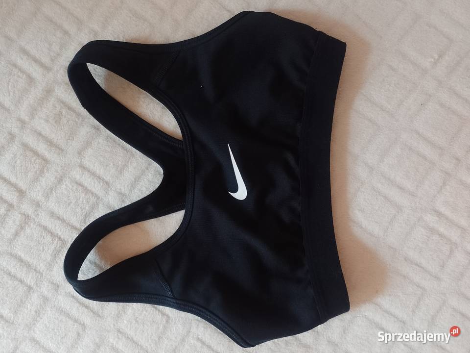 34XS NIKE Czarny top fitness z Londynu bokserka