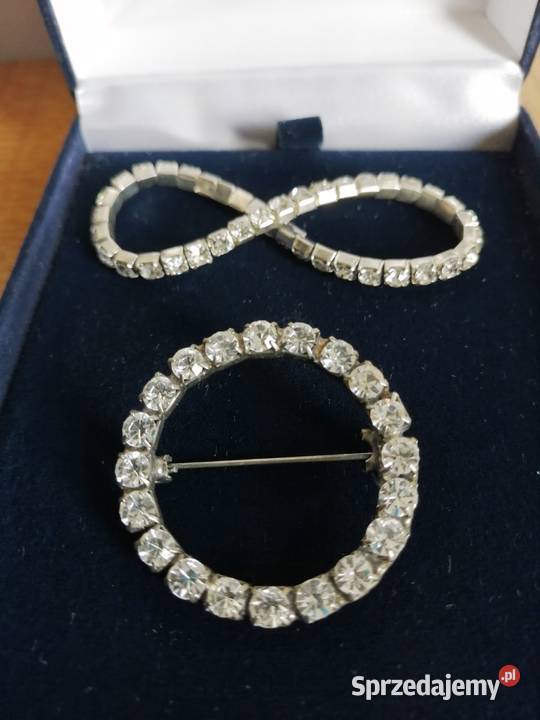 Broszkę i bransoletkę z kryształkami sprzedam