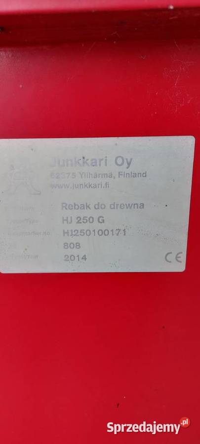 Rębak do cięcia gałęzi Junkkari HJ252G NOWY Kwidzyn