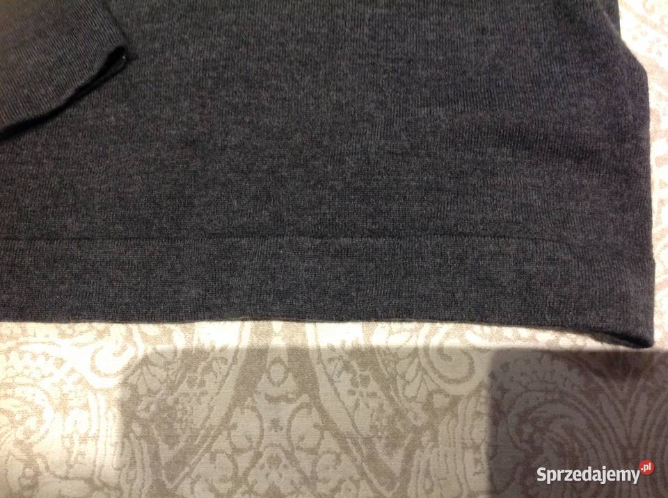 Sweter Golf Wełniany Męski DRYKORN M Szary j Nowa Sól