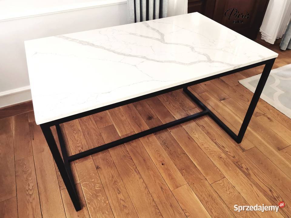 Stół do jadalni czarny glamour marmur połysk Stoły, krzesła, biurka sprzedam