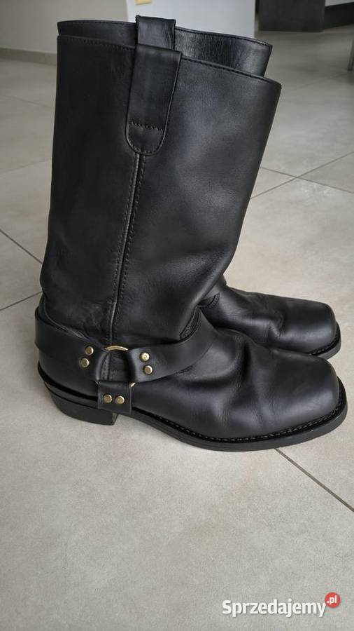 Buty motocyklowe skórzane 46 chopper Cruiser Pozostałe Łącznik