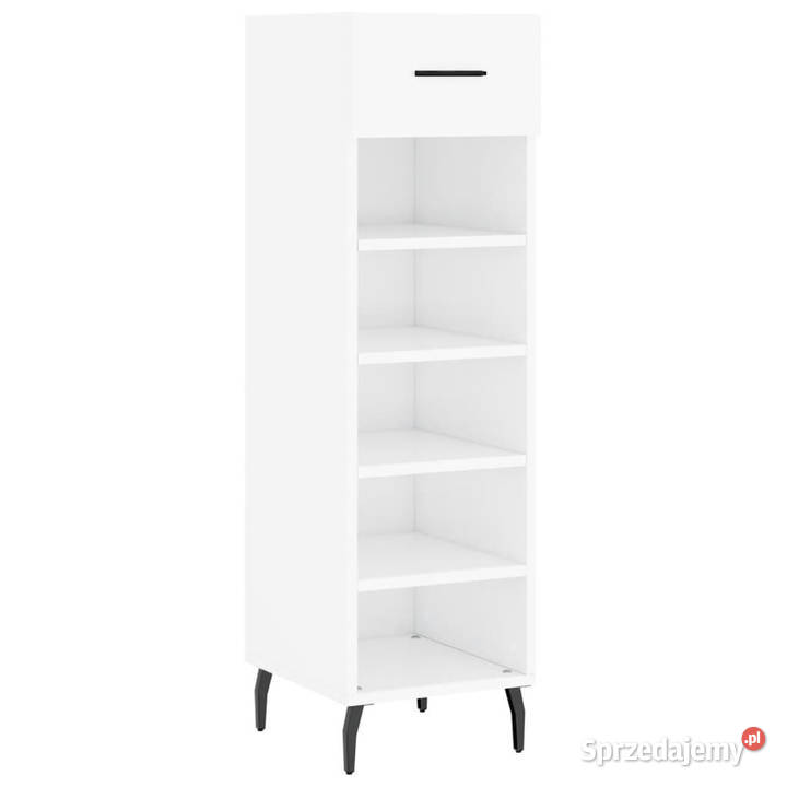 Szafka na buty wysoki połysk biała 30x35x105 Warszawa