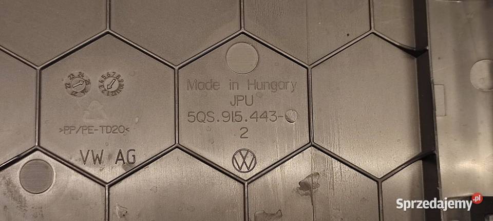 VW TAYRON OSŁONA ZAŚLEPKA 5QS915443