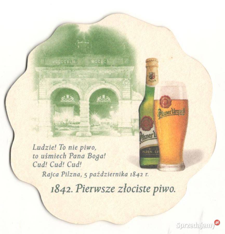 Pilsner Urquell podstawka do piwa 25 śląskie Gliwice