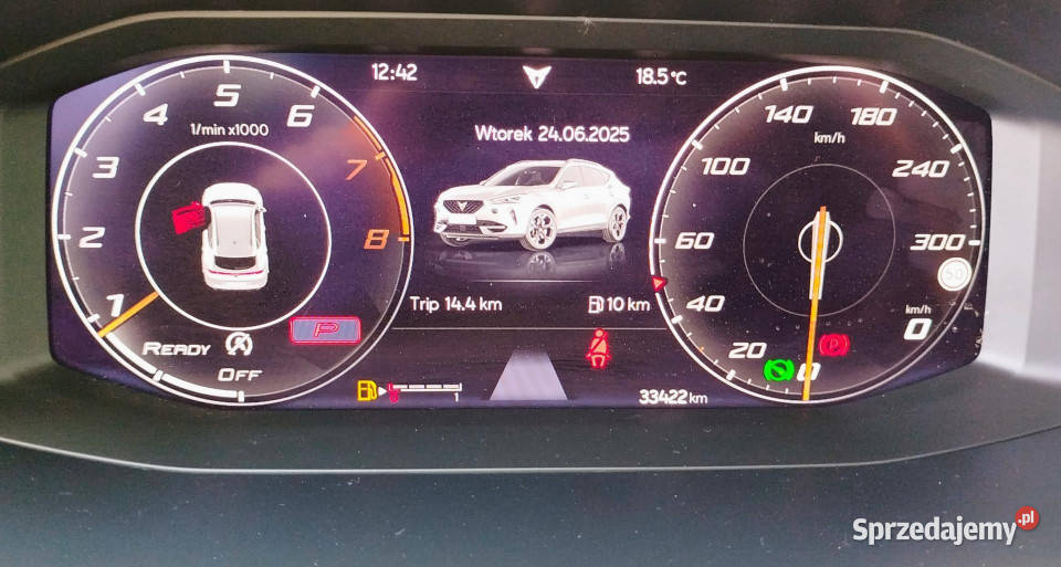 Cupra Formentor 20 TSI VZ DSG bogate wyposażenie nawigacja Dąbrowa Górnicza sprzedam