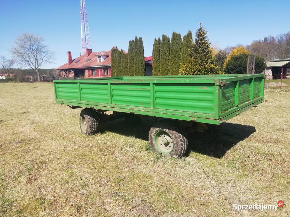Przyczepa rolnicza sztywna na niskich kolach Strzelce Krajeńskie