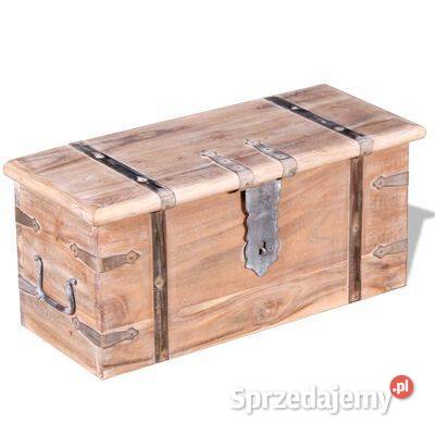 vidaXL Skrzynia z drewna akacjowego 2 SKU244054 Warszawa