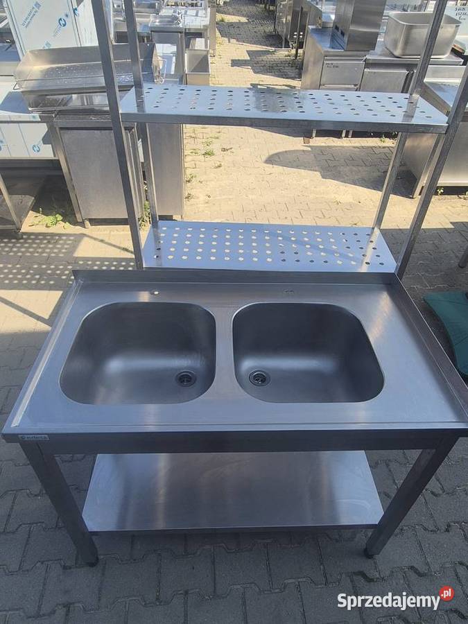 Zlew Gastronomiczny 2 Komorowy Z Półką 1106085