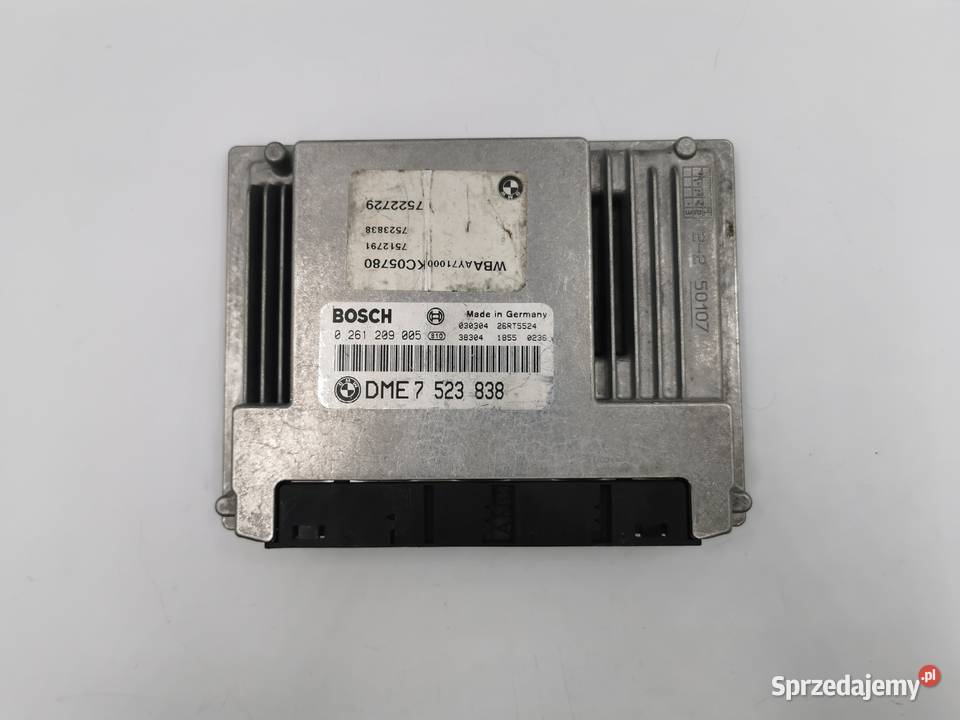 Sterownik Silnika BMW 3 E46 318i 18i N42 7523838 komputery Układ elektryczny Wyszków