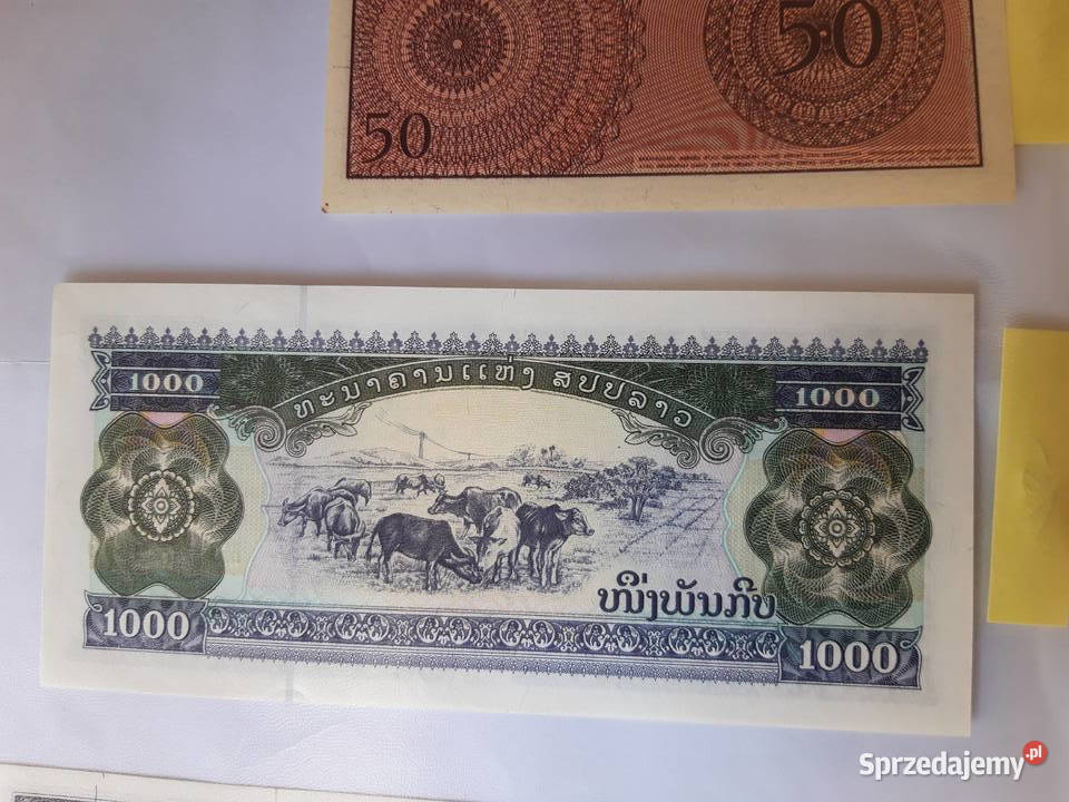 Banknot kolekcjonerski Paragwaj Laos Indonezja Pozostałe Ruda Śląska