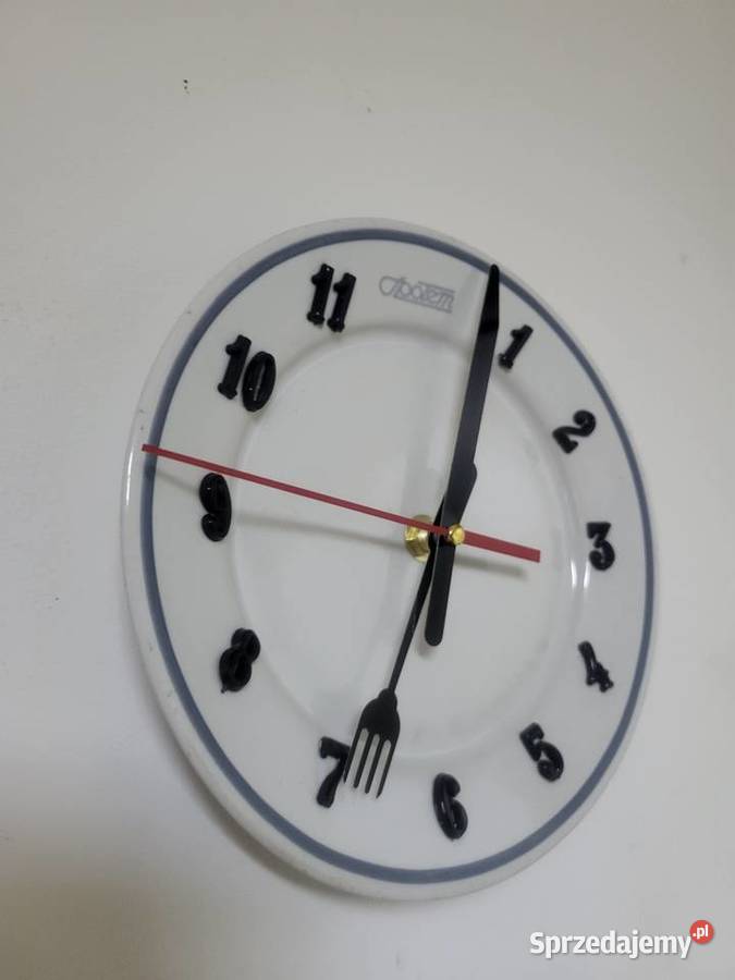 Zegar kuchenny PRL Społem handmade vintage retro małopolskie Zakliczyn