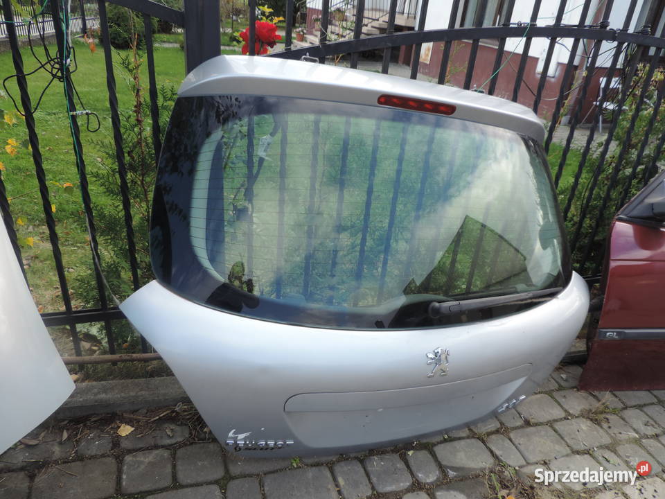 PEUGEOT 207 3D KLAPA TYŁ TYLNA KOMPLETNA EZRC Klapy bagażnika Nowy Sącz