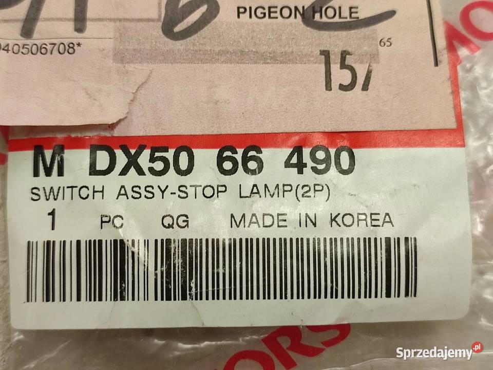 WŁĄCZNIK ŚWIATŁA STOP KIA CARENS II MPV FJ GQ osobowe Części samochodowe sprzedam