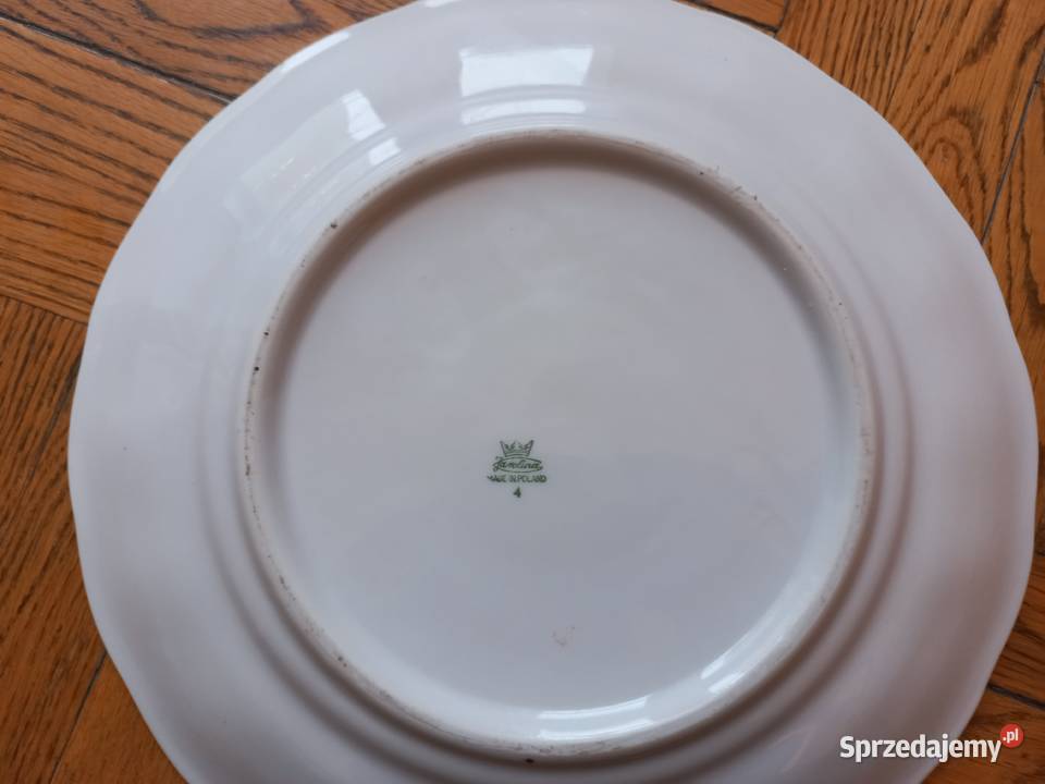Porcelanowy duży talerz produkcja karolina mazowieckie sprzedam