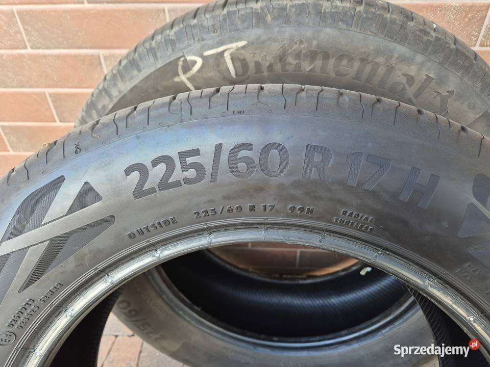 Opony Continental letnie 22560r17 mazowieckie Siedlce