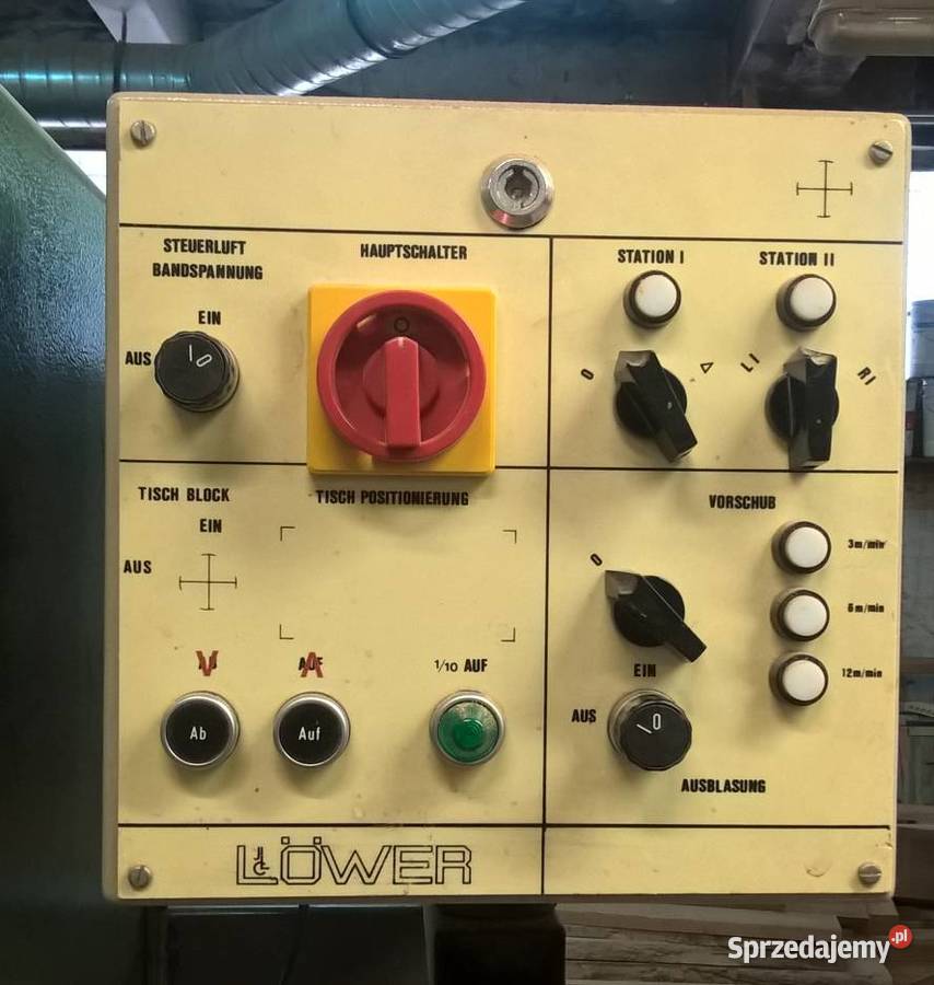 Szlifierka szerokotaśmowa LOEWER ESM 400E