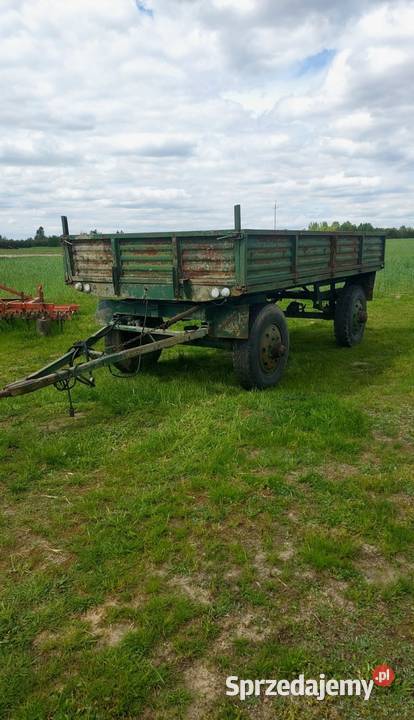 Przyczepa jednoosiowa rozrzutnik Autosan d50