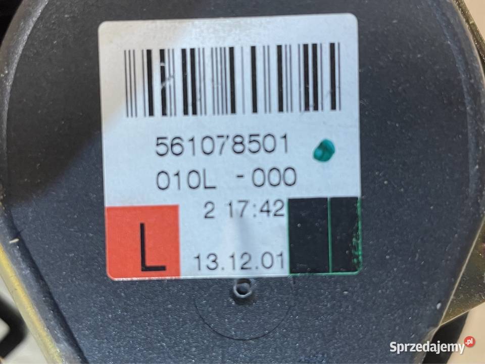 Pas bezpieczeństwa lewy 561078501 bmw 7 e65 e66 Szczecin
