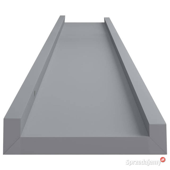 Półki ścienne na zdjęcia 2 szare 80x9x3 MDF mazowieckie Warszawa