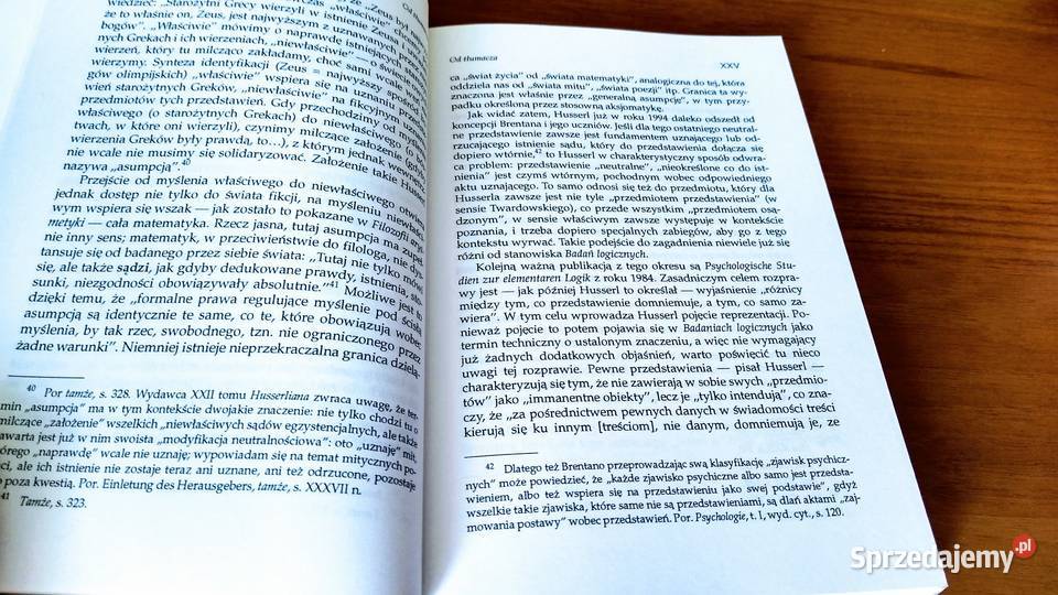 Prolegomena do czystej logiki Edmund Husserl Kultura i Rozrywka Gdańsk