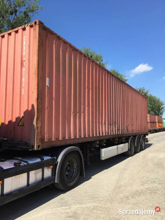 Kontener morski 12 m 40HC stalowy budowlany Poznań