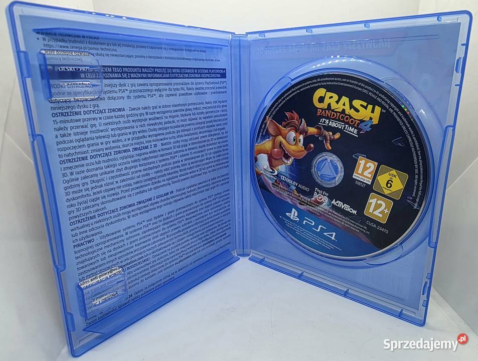 Gra Crash Bandicoot 4 Najwyższy Czas 45 warmińsko-mazurskie Elbląg