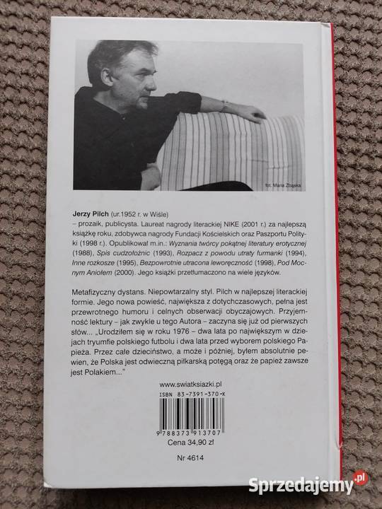 Miasto utrapienia Jerzy Pilch Rok wydania 2004 małopolskie Kraków