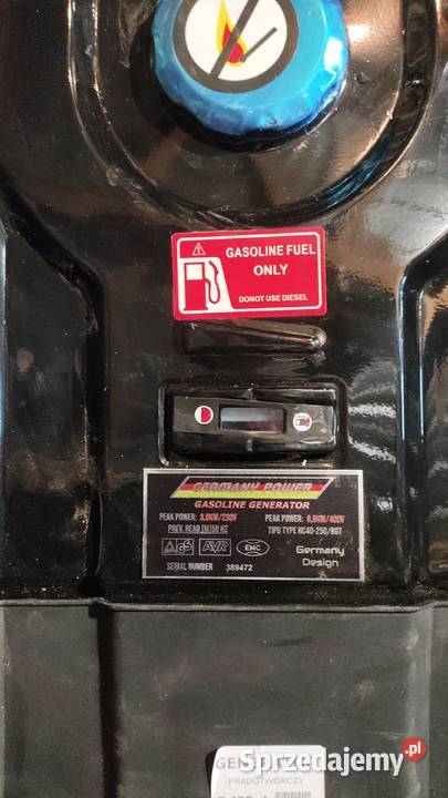 Agregat prądotwórczy DER BACKER 69 kW sprzedam