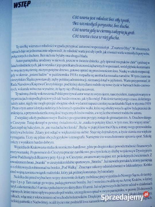 Z nurtem Olzy Zubek książki księgarnie szkolne Antykwariat Warszawa