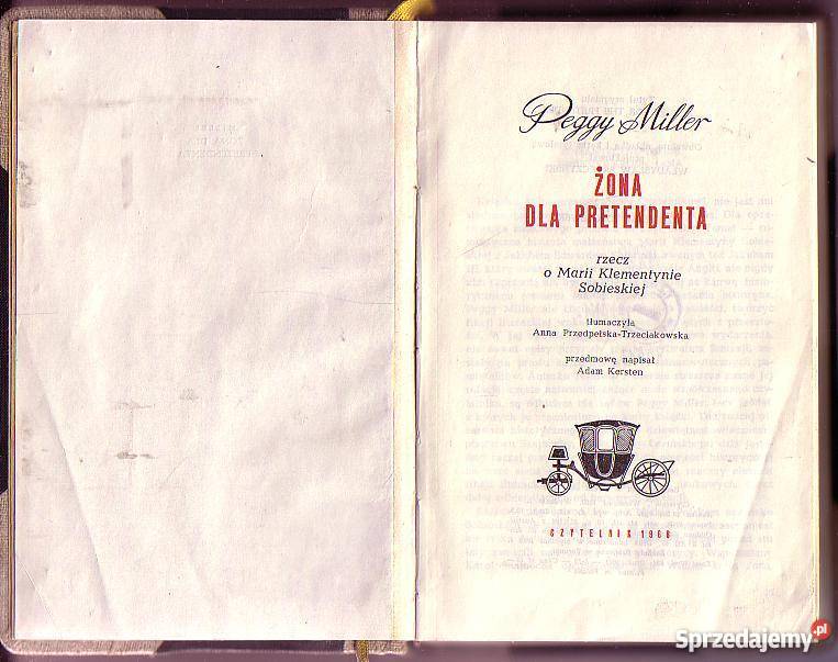 8400 ŻONA PRETENDENTA RZECZ O MARII KLEMENTYNIE Czyrna