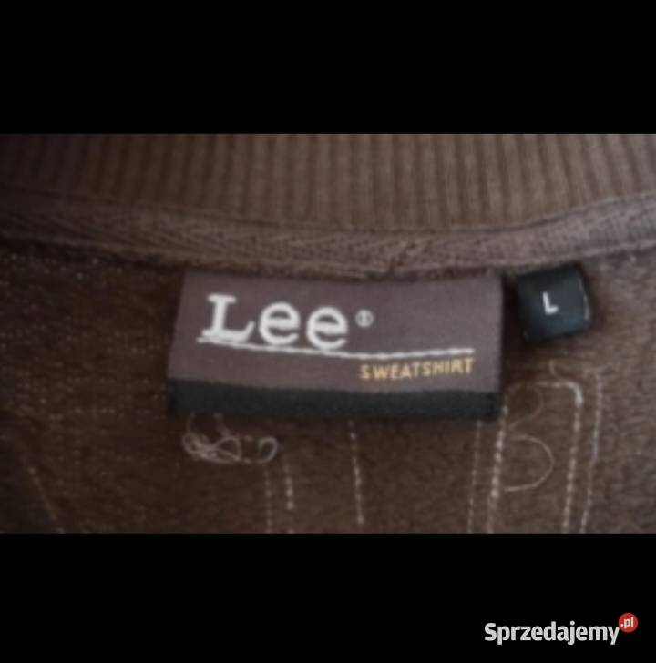 Bluza Lee ZipUp lata 9000 zgniła zieleń rozmiar Katowice