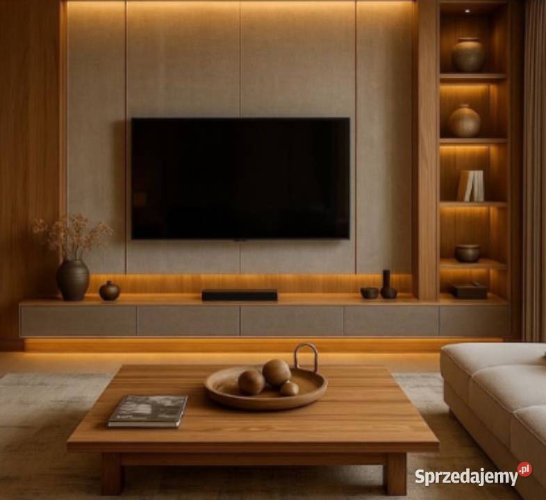 Szafka wisząca hifi RTV meblościanka TV video Meblościanki Ogrodniczki sprzedam