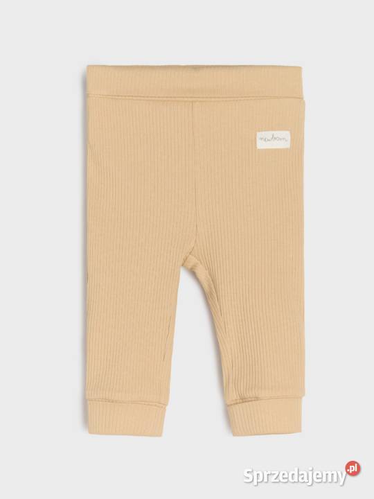 Dwupak legginsy prążkowane niemowlęce bawełniane Szczecin sprzedam