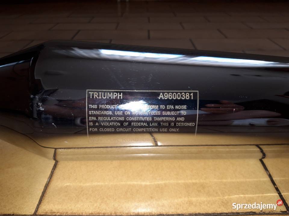 Triumph Bonneville SE 865 900 tłumik prawy Tłumiki Tłumiki Nakło nad Notecią sprzedam