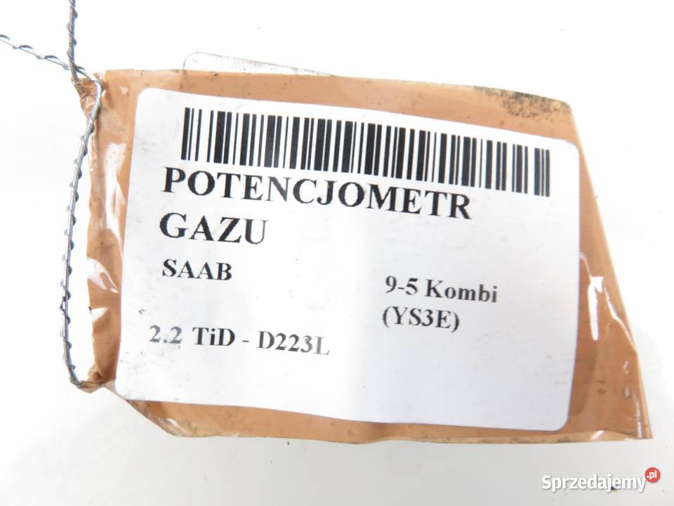 POTENCJOMETR GAZU SAAB 95 5340252 osobowe sprzedam
