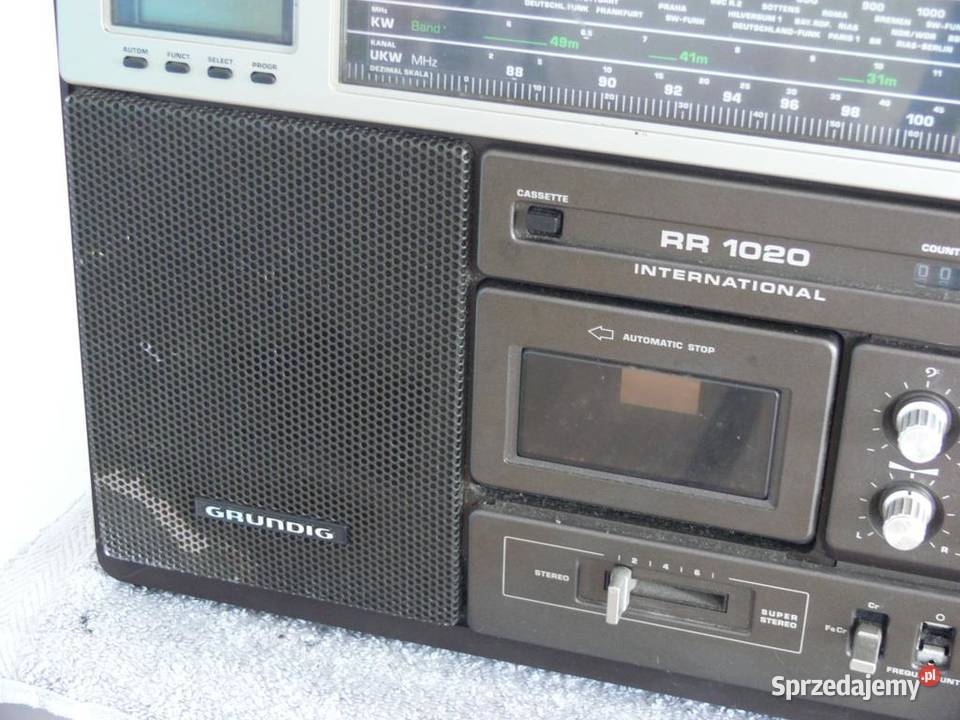 Radio magnetofon Grundig RR1020 Vinage WYSYŁKA podkarpackie Jasło sprzedam