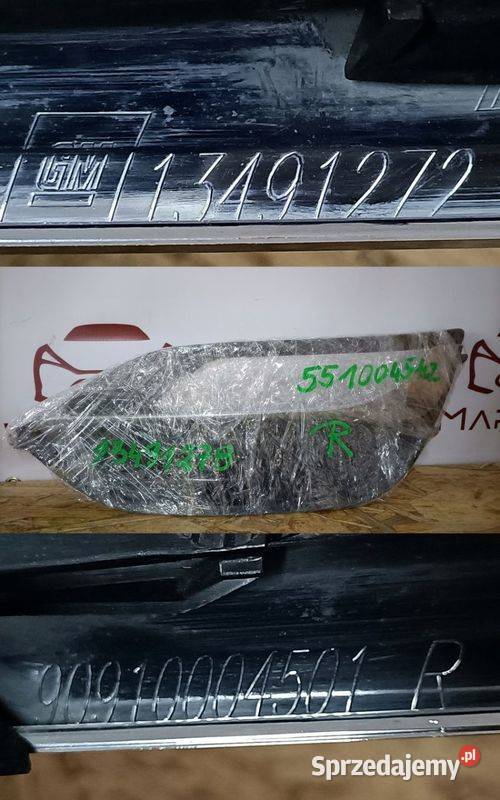 OPEL INSIGNIA B 17 KRATKA ZDERZAKA PRAWY PRZÓD Pleszew